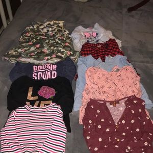 Lot of 2T girls shirts